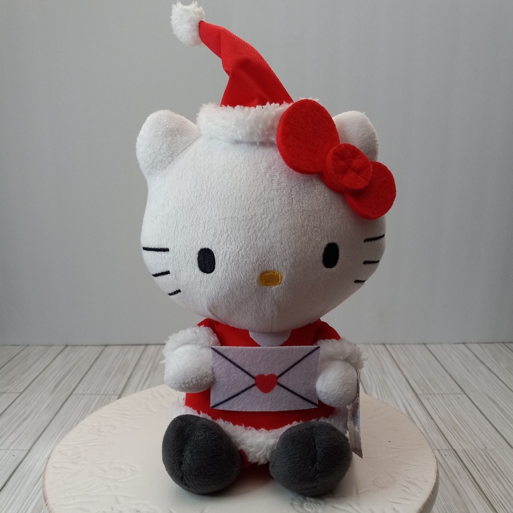 Hello Kitty Christmas Santa Plush